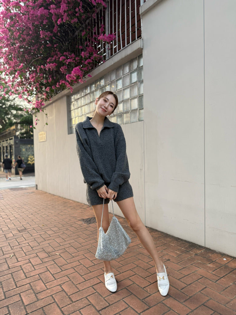 Cozy knit matching set