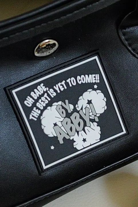 By Abby Bonjour Bag 真皮手提小包 - Black