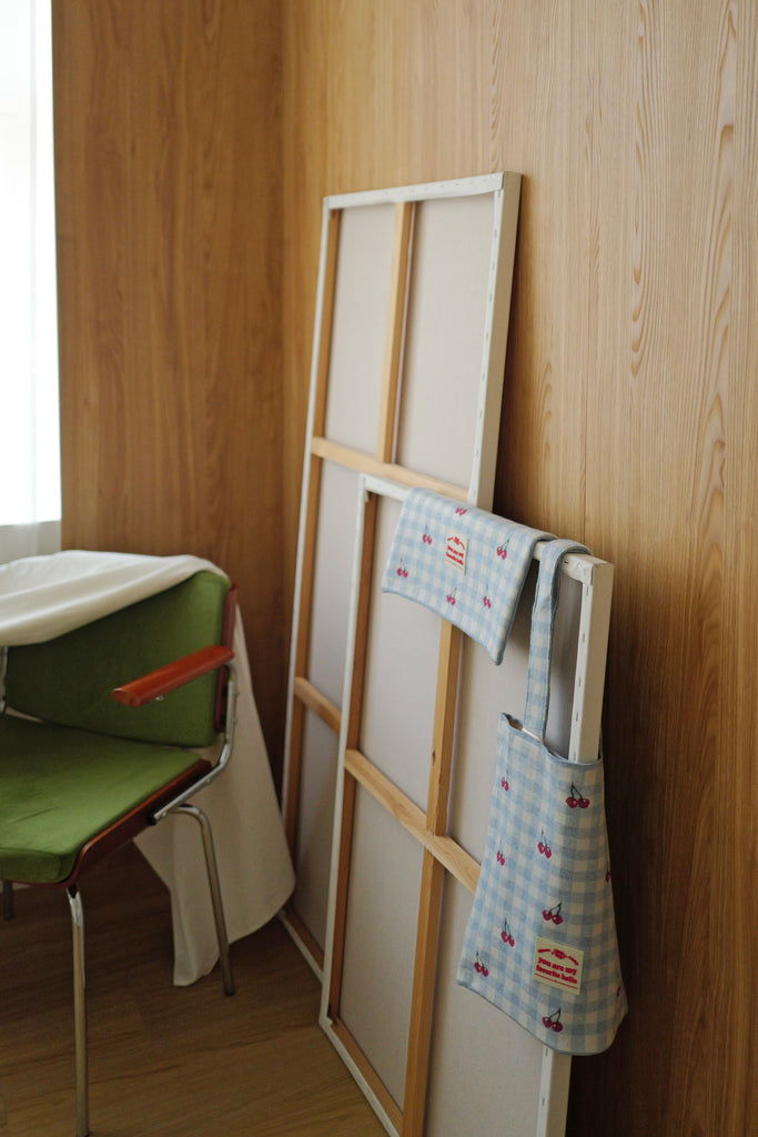 Valentine's Day Cherry Blossom Knit Tote Bag
