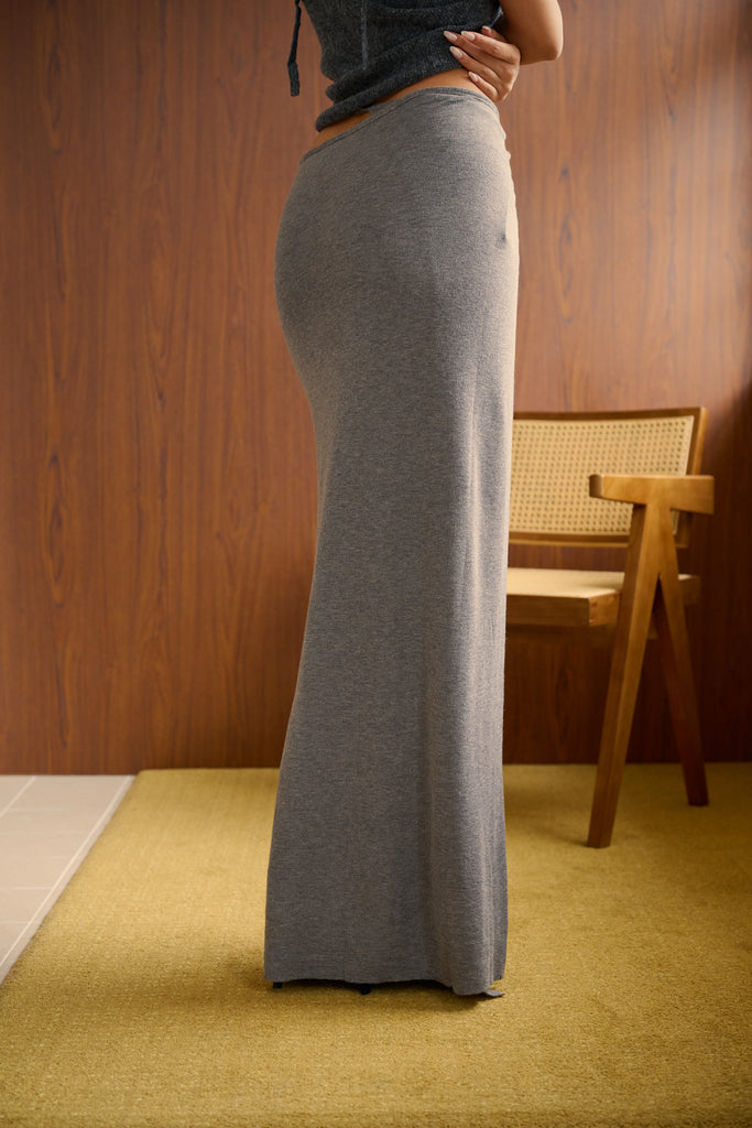 Midori x BisouBisou Obsession Wrap Knit Skirt