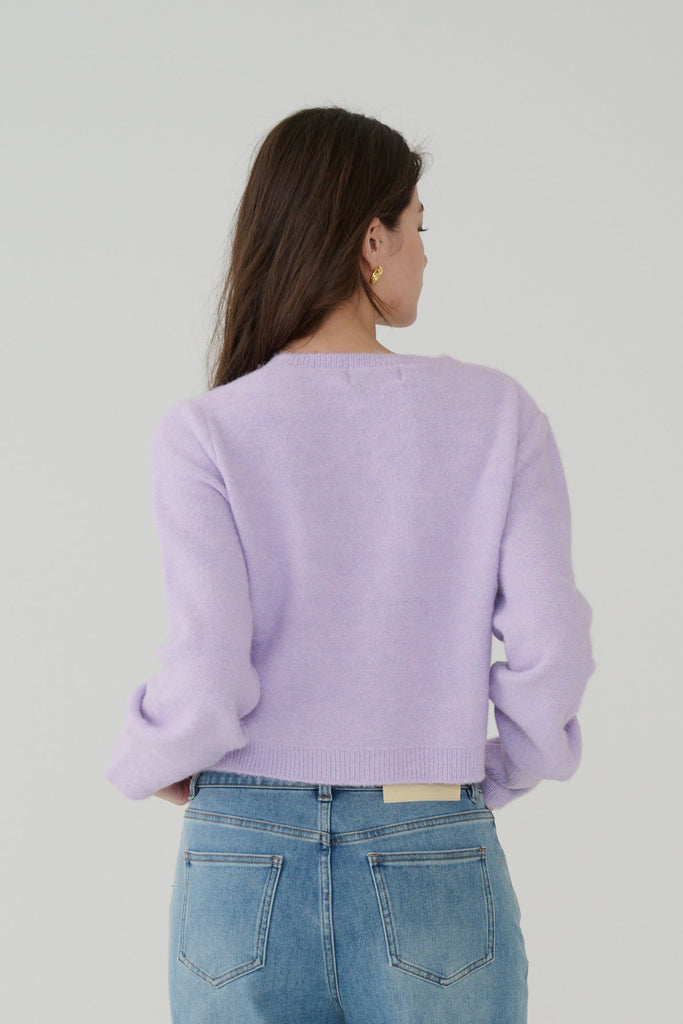 6% Wool Blend Two Ways Button Down Cardigan