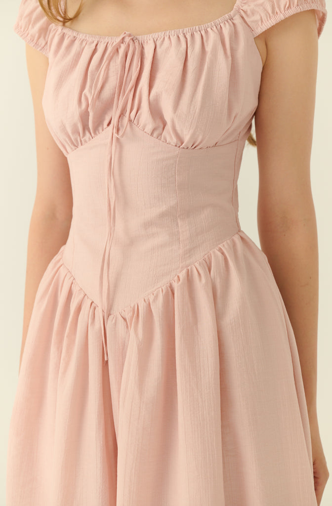 Cinerella corset lining maxi dress