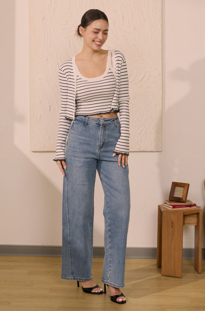 Only you stripes cardigan