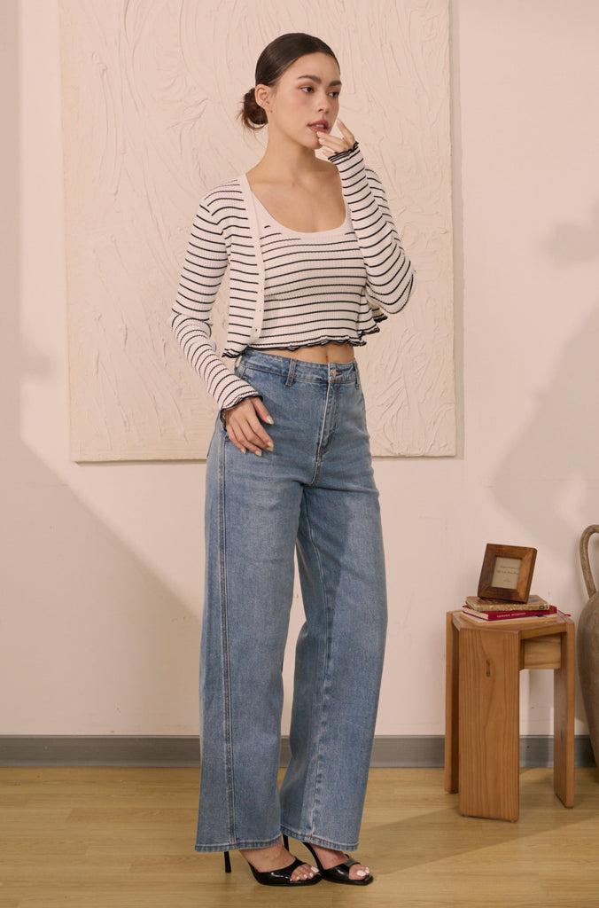 Only you stripes knit top tank