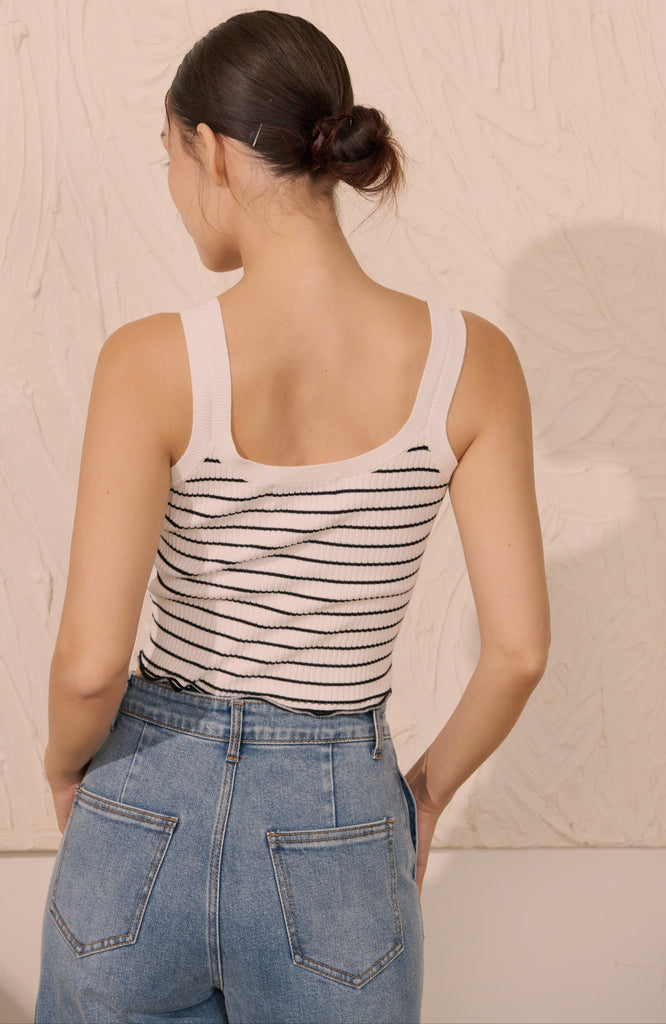 Only you stripes knit top tank