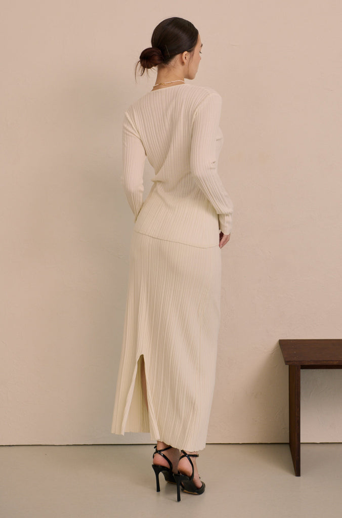 My boo knit skirt in white