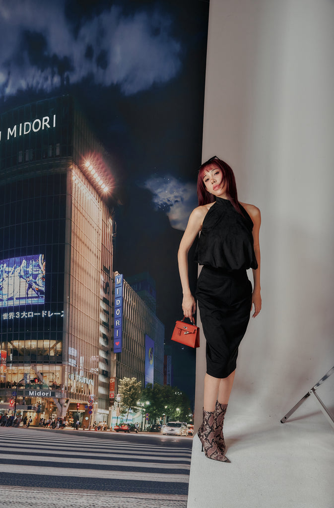 Cute But Savage Suede Halter Top