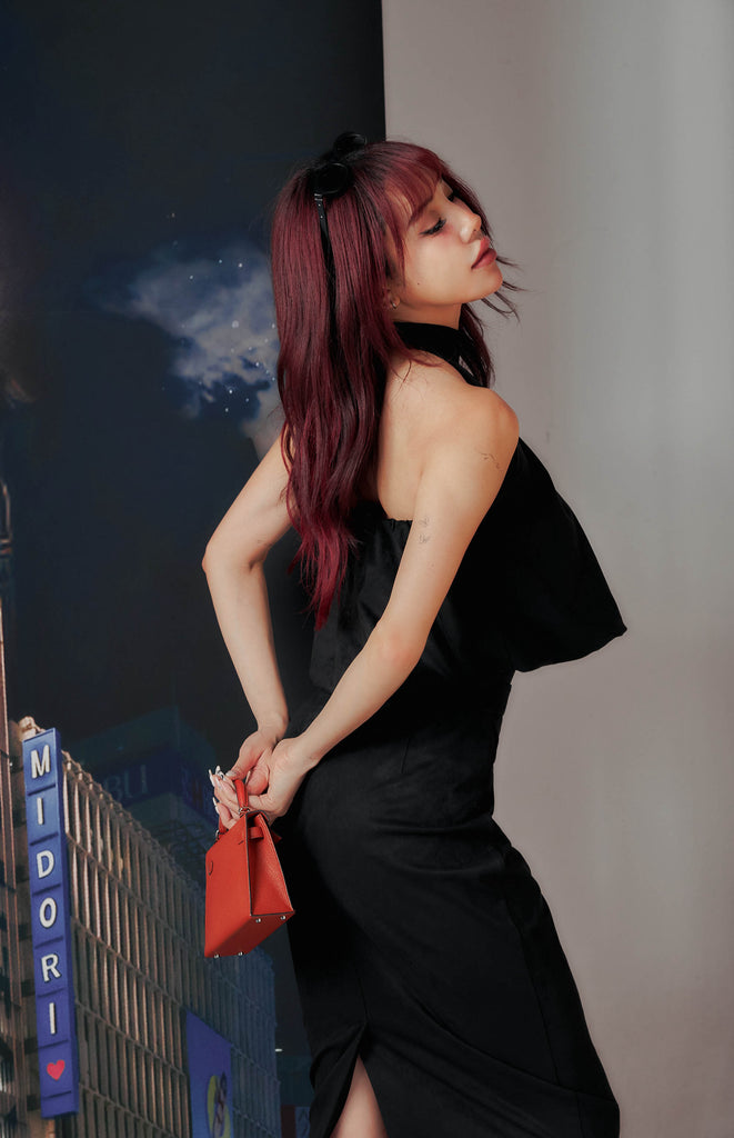 Cute But Savage Suede Halter Top