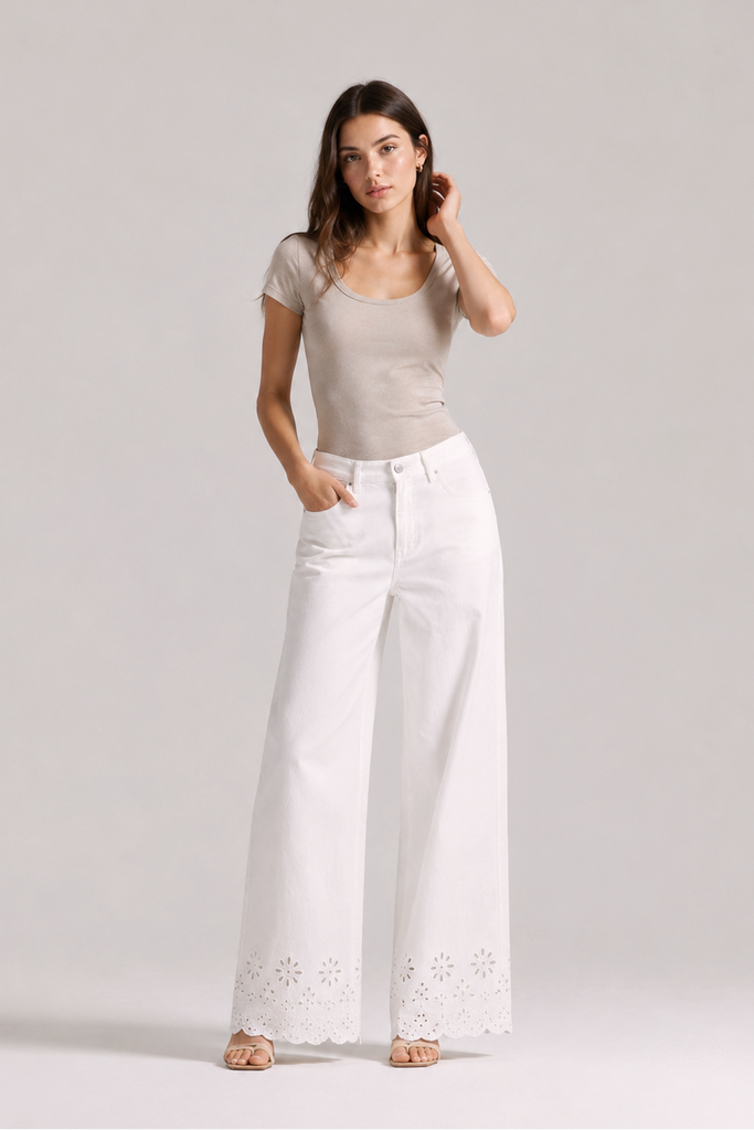 Crew neck Tencel elastic bra Tee