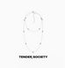 Tender society Sliver Necklace 老花銀色長項鍊