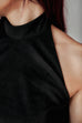 Midori x BisouBisou Cute But Savage Suede Halter Top