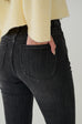 Jingle Bell Flared Jeans in Black