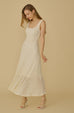 Square neck elastic floral lace dress