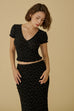 Love birds elastic polka dots set