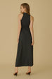 Riverside front twist elastic dress
