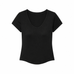 Crew neck Tencel elastic bra Tee