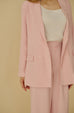 Élune double breasted blazer in pink