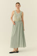 Éliane lace trimmed knit set