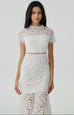 Dream land two ways lace dress in white