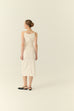 Café de minuit midi dress in white