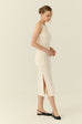 Café de minuit midi dress in white