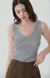 Lace whisper tank in grey