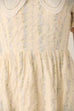 Cute mood puffy sleeves dress in floral print