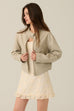Hold on to you faux leather jacket