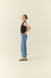 Golden hour knit top in black