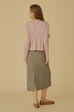 Secret shimmer cardigan in pink