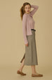 Secret shimmer cardigan in pink
