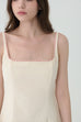 South of france embroidery dress in beige