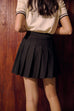 Coco's dance move mini skirt in black