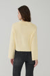 Darcy zipper cardigan in Yellow