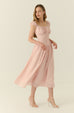 Cinerella corset lining maxi dress
