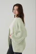 Color Mood Open Cardigan in Apple Green