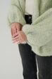 Color Mood Open Cardigan in Apple Green