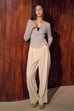 In the moring long suit pants