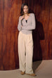 In the moring long suit pants