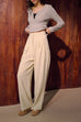 In the moring long suit pants