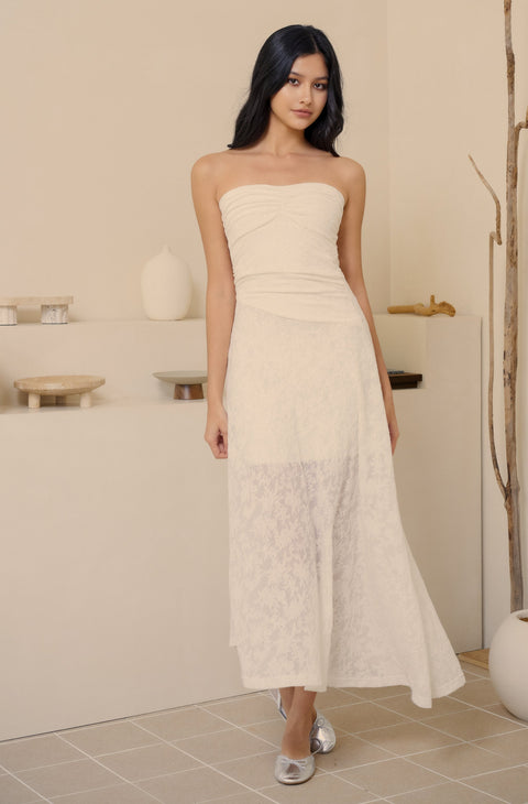 French garden lace dress