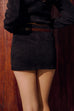 After school corduroy mini skirt