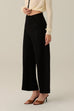 Zoom in high waisted pants in black