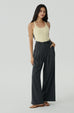 Cannes wide leg pants in grey