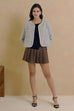 Cloud blue tweed jacket