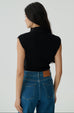 Keep in line cooling knit top in black