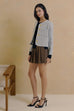 Cloud blue tweed jacket