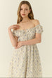 Azulejo print mini dress