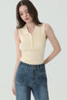 Blue breeze knit tank