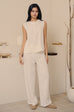 Confidence in you linen set in white